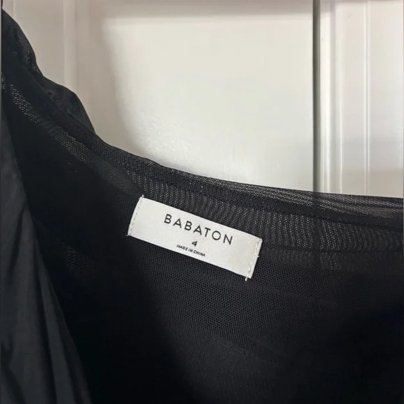 Aritiza Babaton Luxor | One-Shoulder Dress in Black - Picture 3 of 3